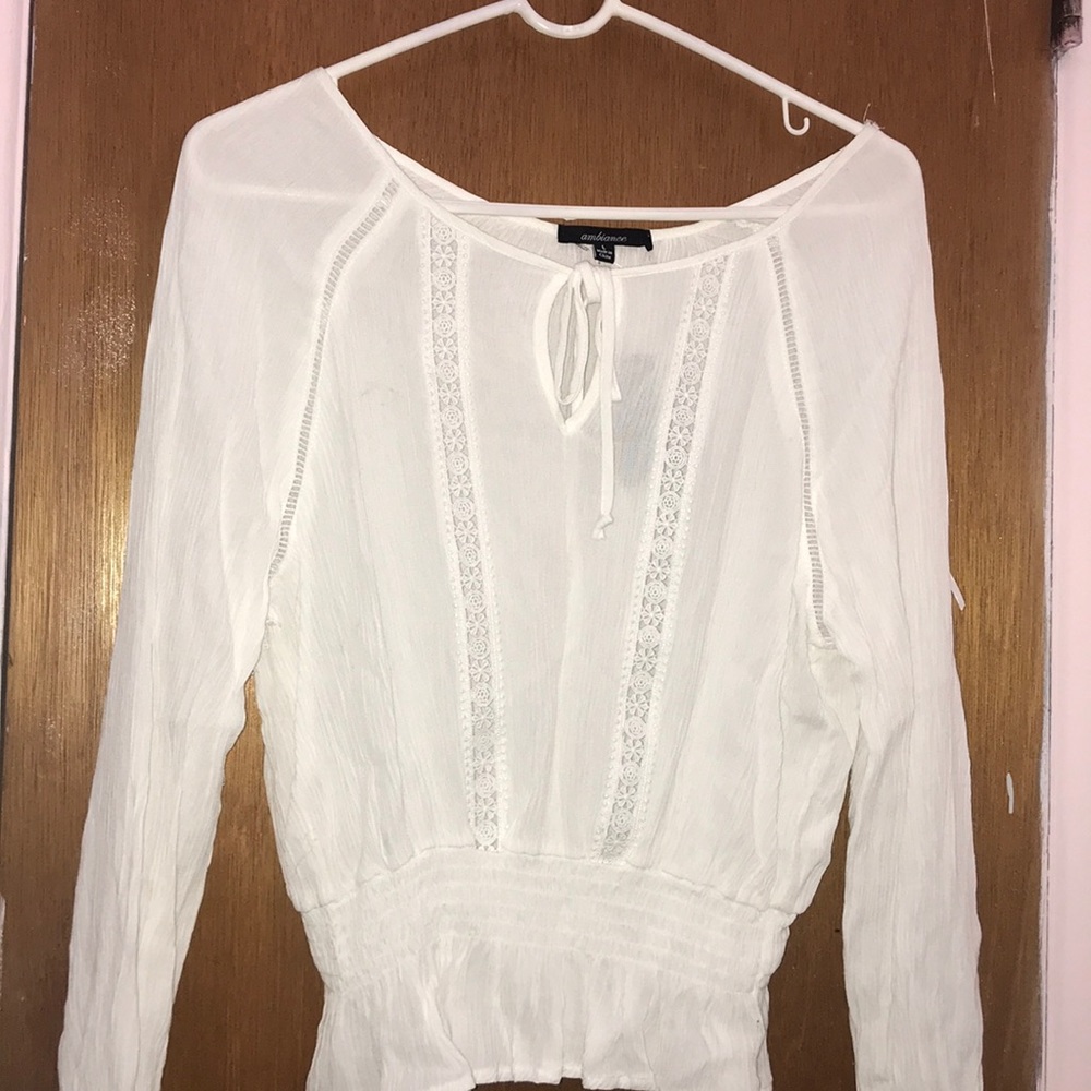 Cute White Lacey Top